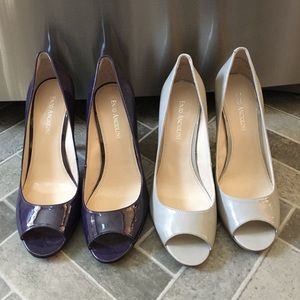 2 pack Enzo Angiolini peep toe pumps- size 7.5m